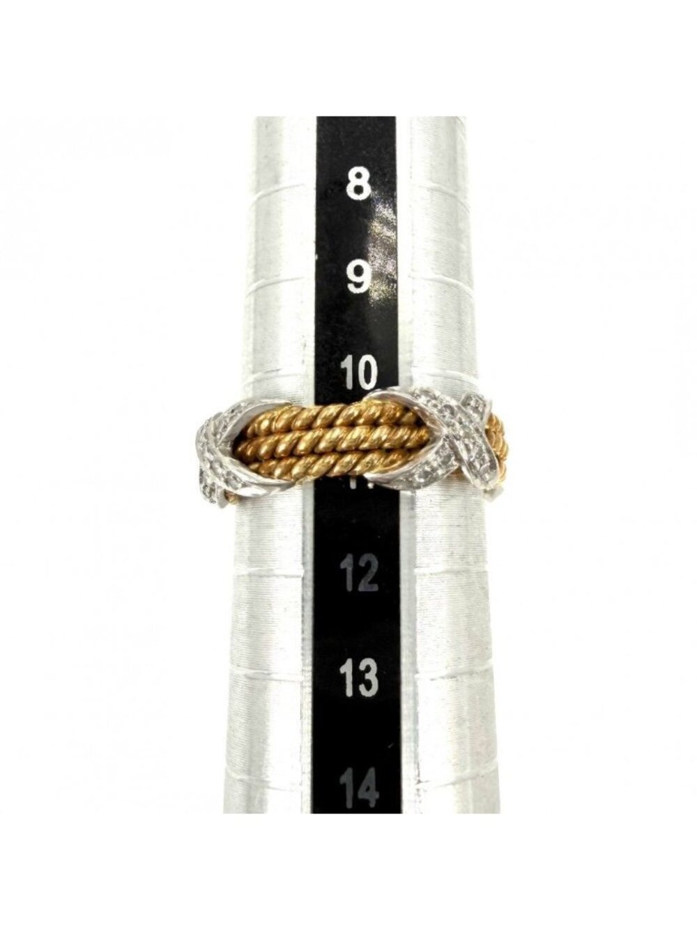 Tiffany & Co Ring Jean Schlumberger a Creasing Sally Platinum 18k Yellow Gold - Picture 7 of 10